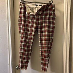 Size 16 J. Crew Cameron Plaid Pants